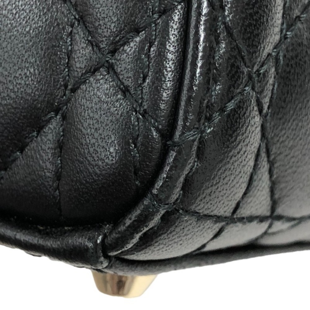 Christian Dior Lady Dior Micro Lambskin Shoulder Bag Black - Picture 13 of 16